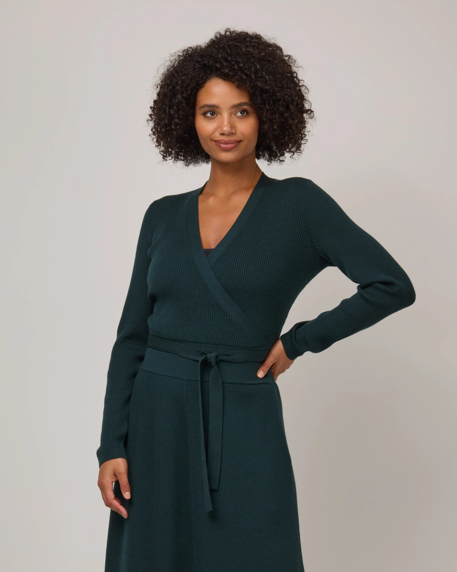 Adeline Wrap Sweater - Image 3