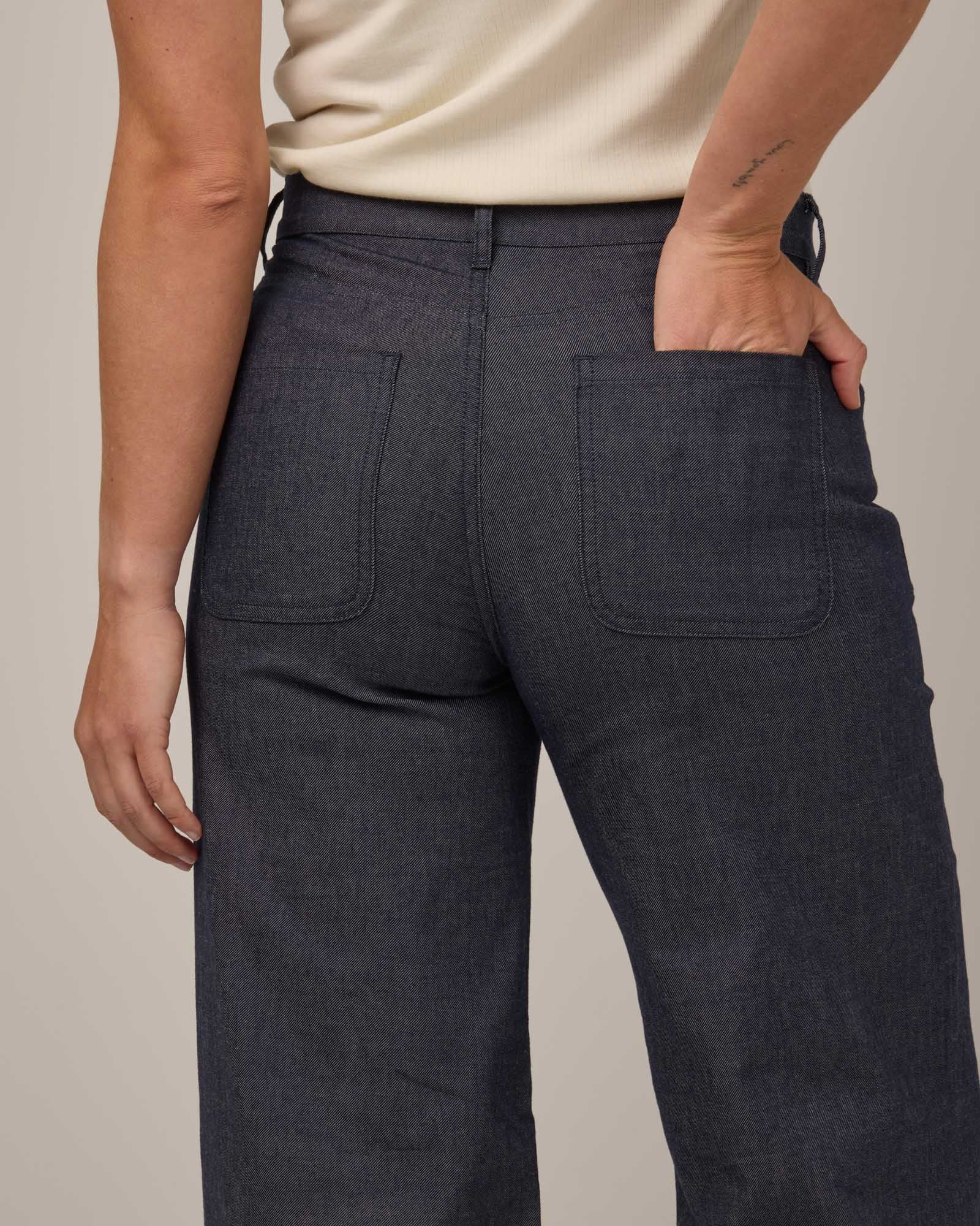 Beck Wide Leg Denim Jean - Image 6