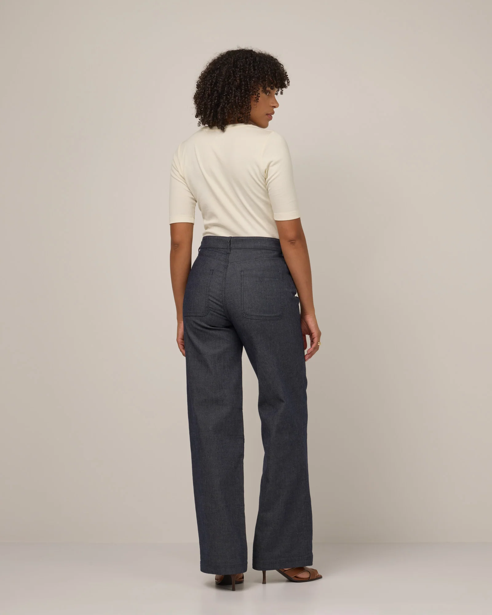 Beck Wide Leg Denim Jean - Image 8
