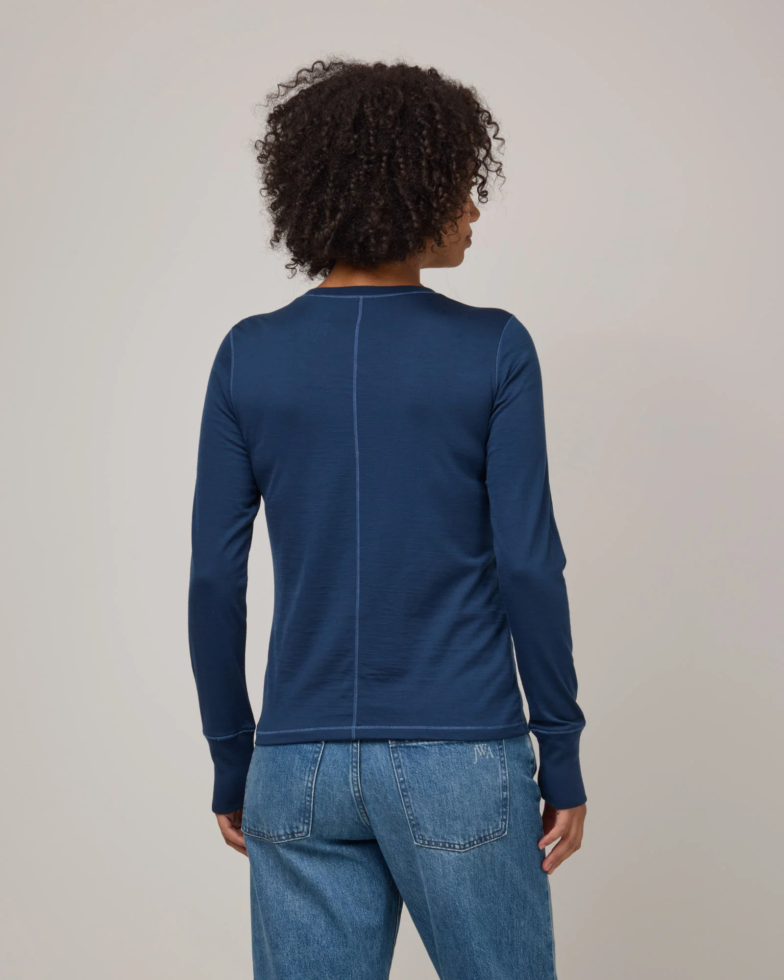 Billie Tonal Stitch Tee - Image 3