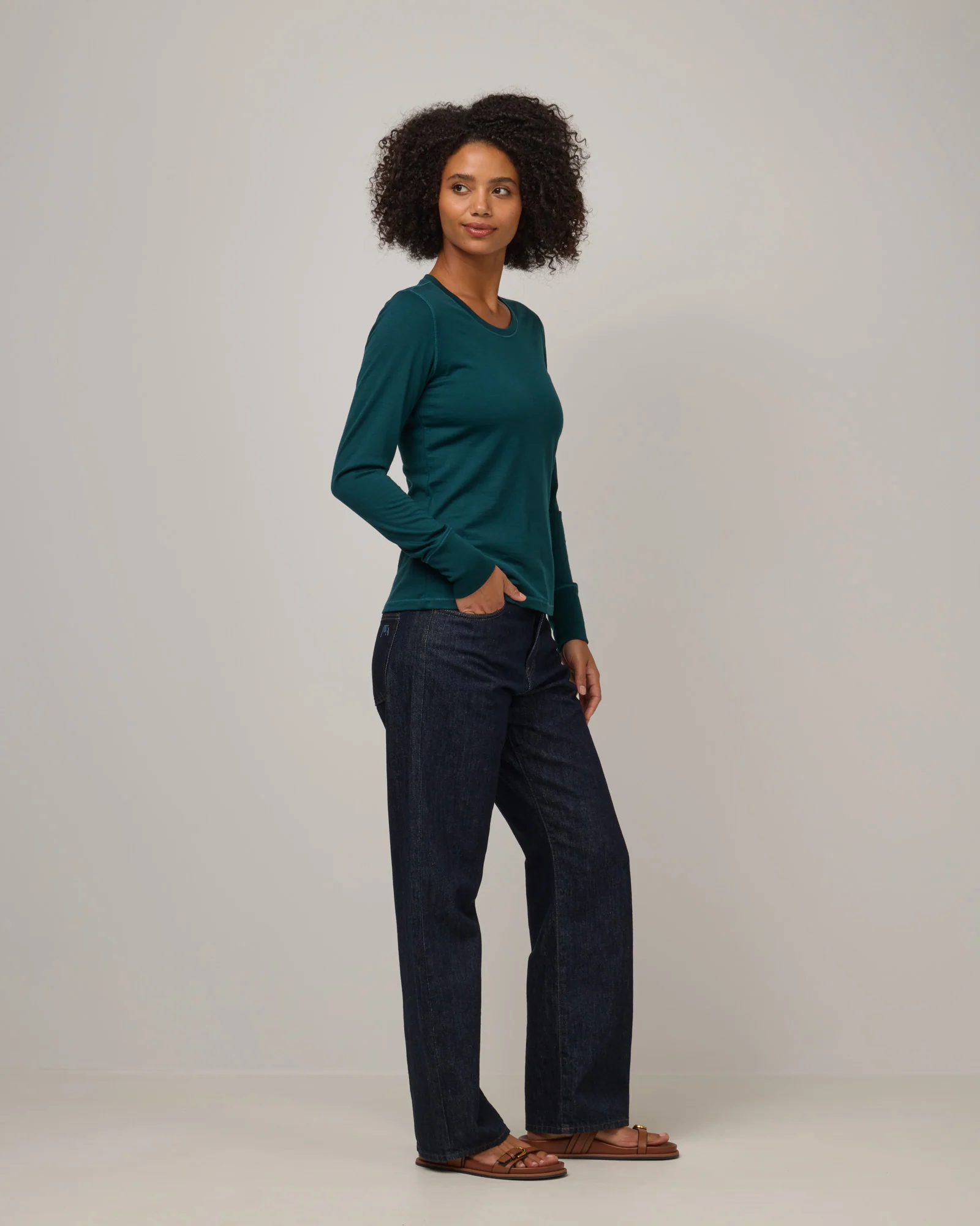 Billie Tonal Stitch Tee - Image 3