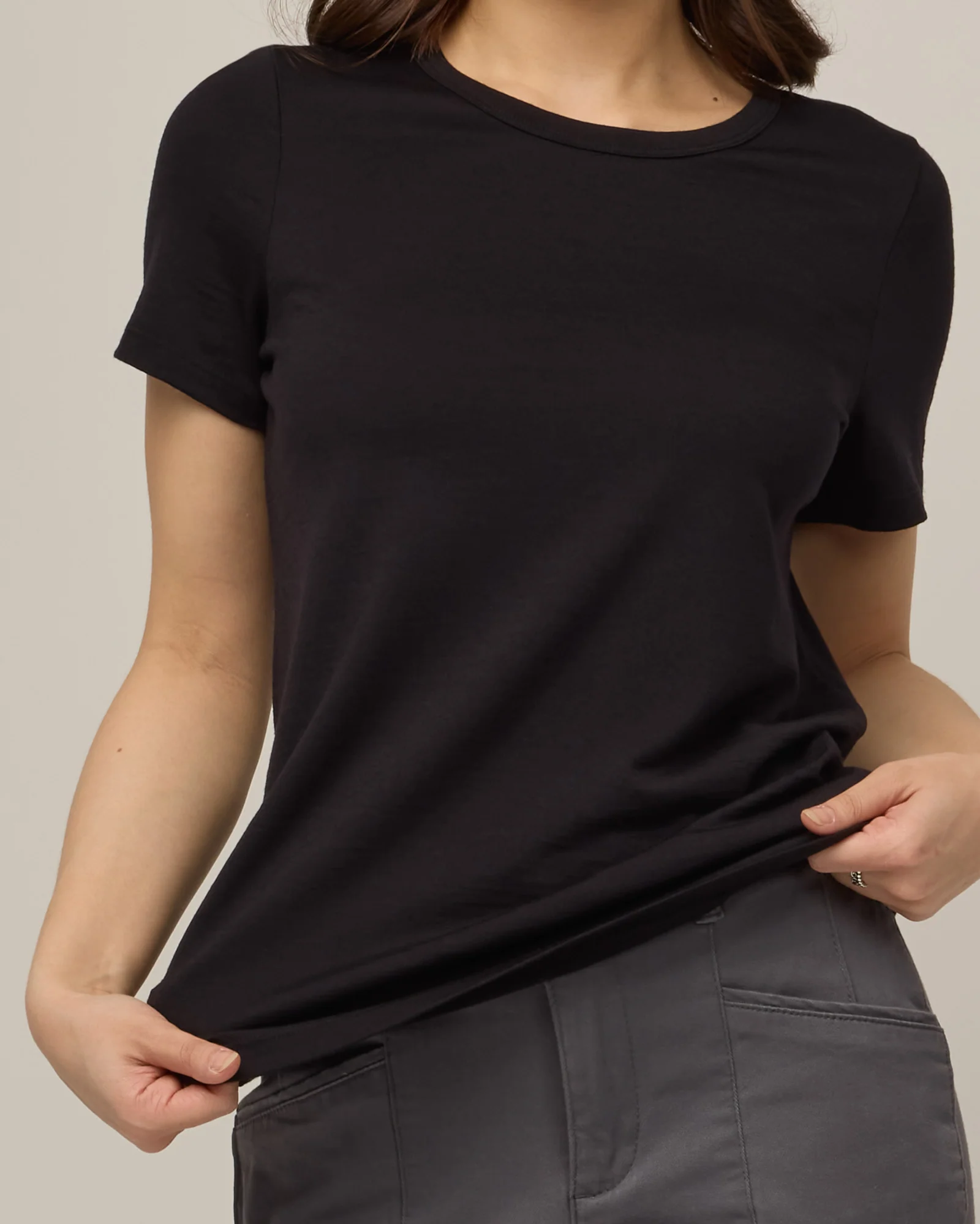 Cara 100% Wool Fitted Tee - Image 4