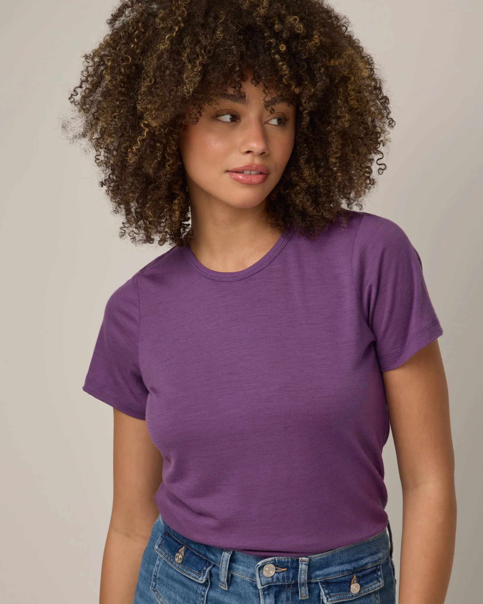 Cara 100% Wool Fitted Tee - Image 4
