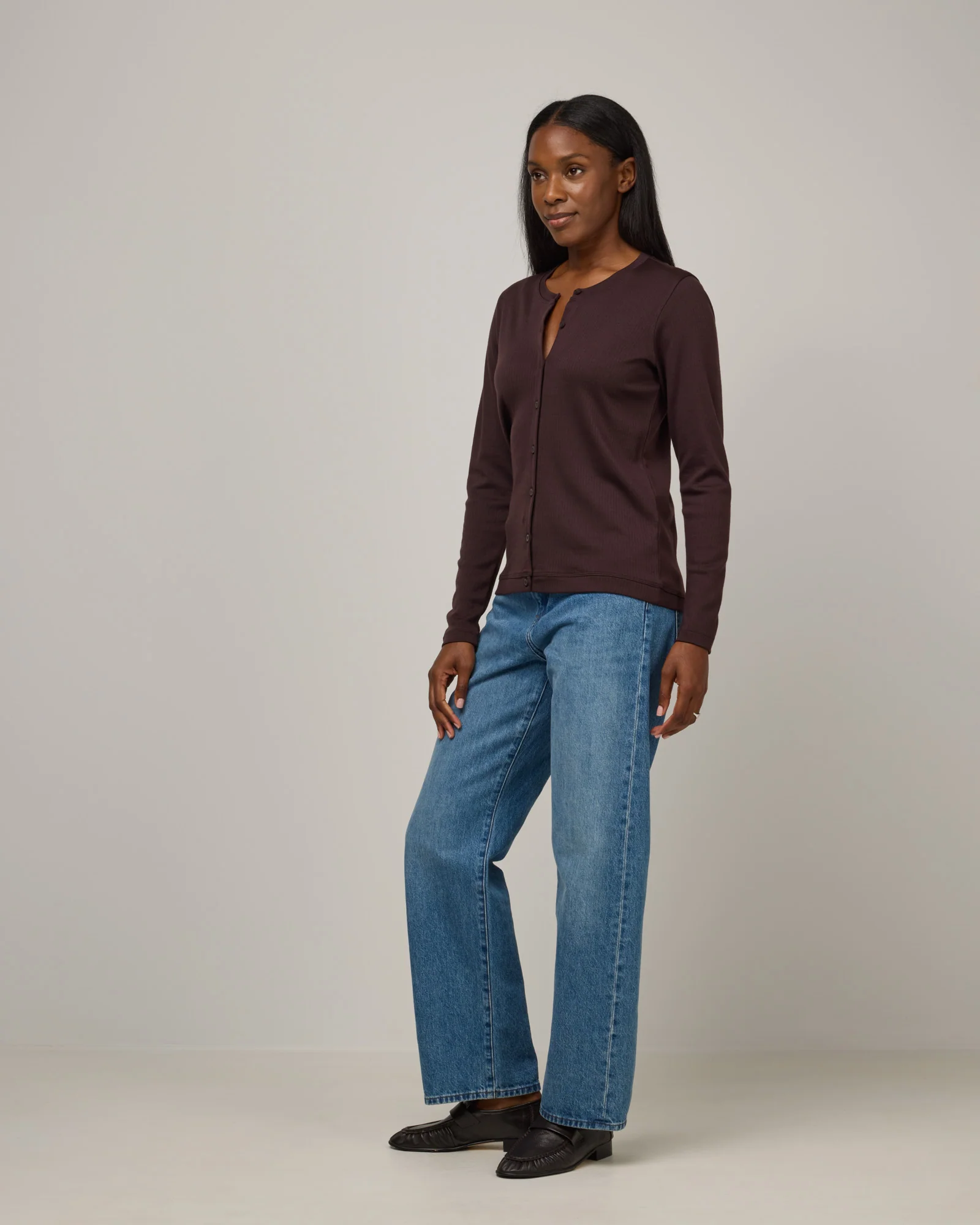 Celeste Ribbed Cardigan - Image 2