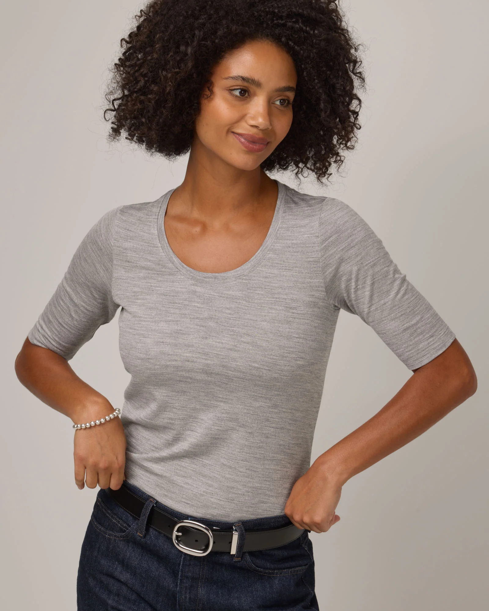Celine Signature Elbow Sleeve Tee