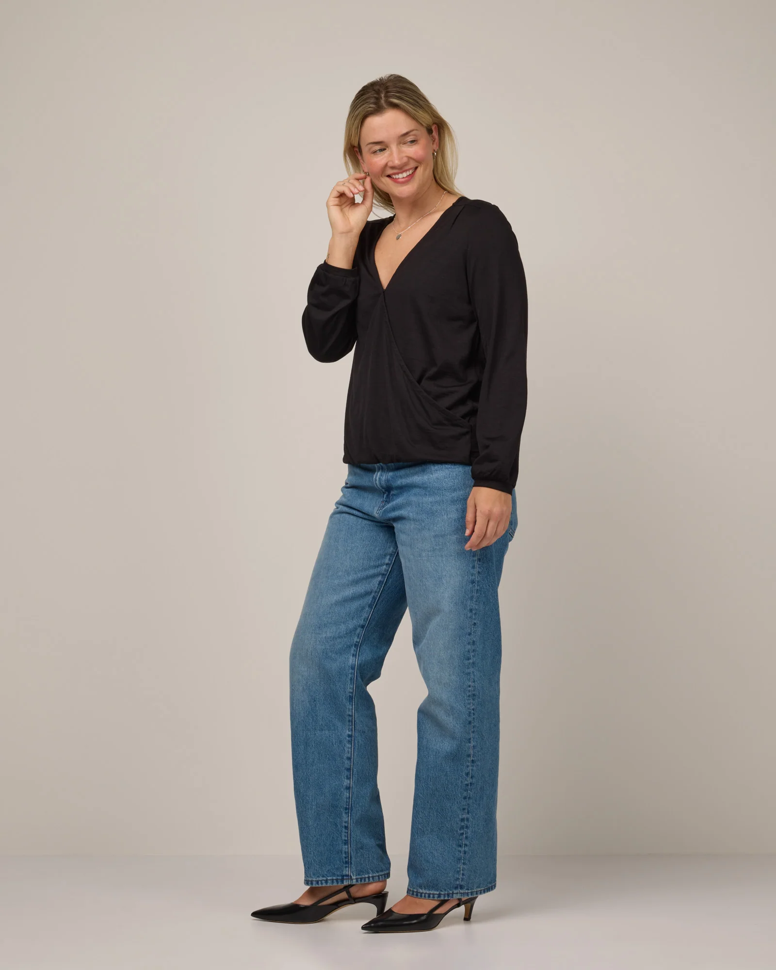 Diana Surplice Top - Image 2