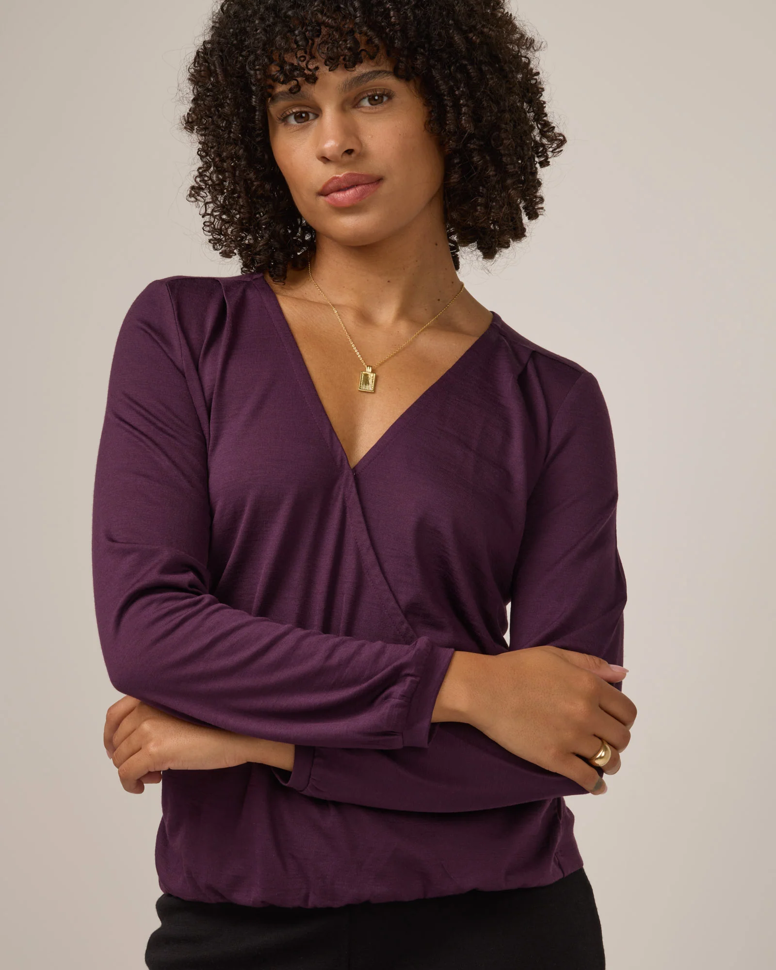 Diana Surplice Top