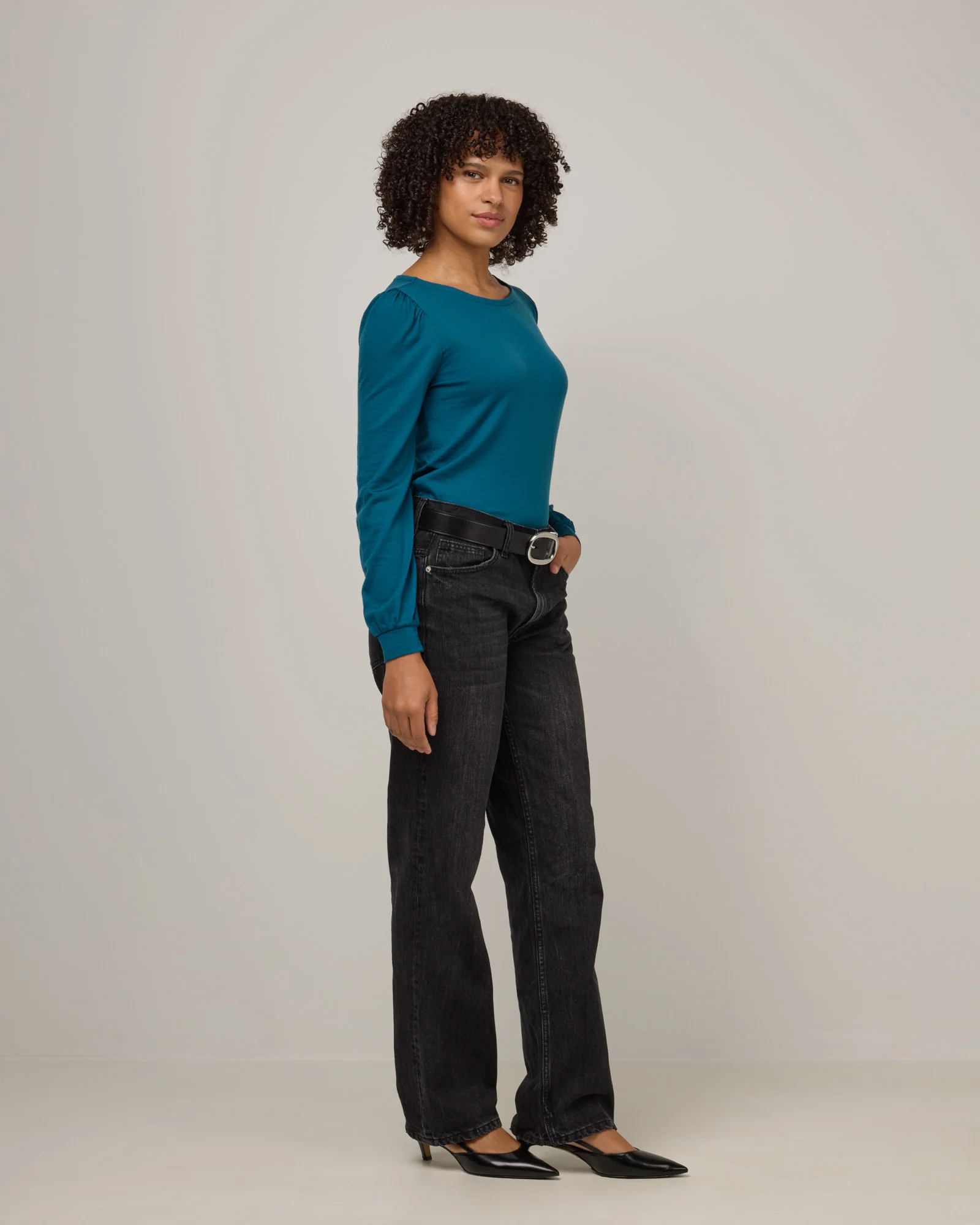 Edith Puff Sleeve Top - Image 2