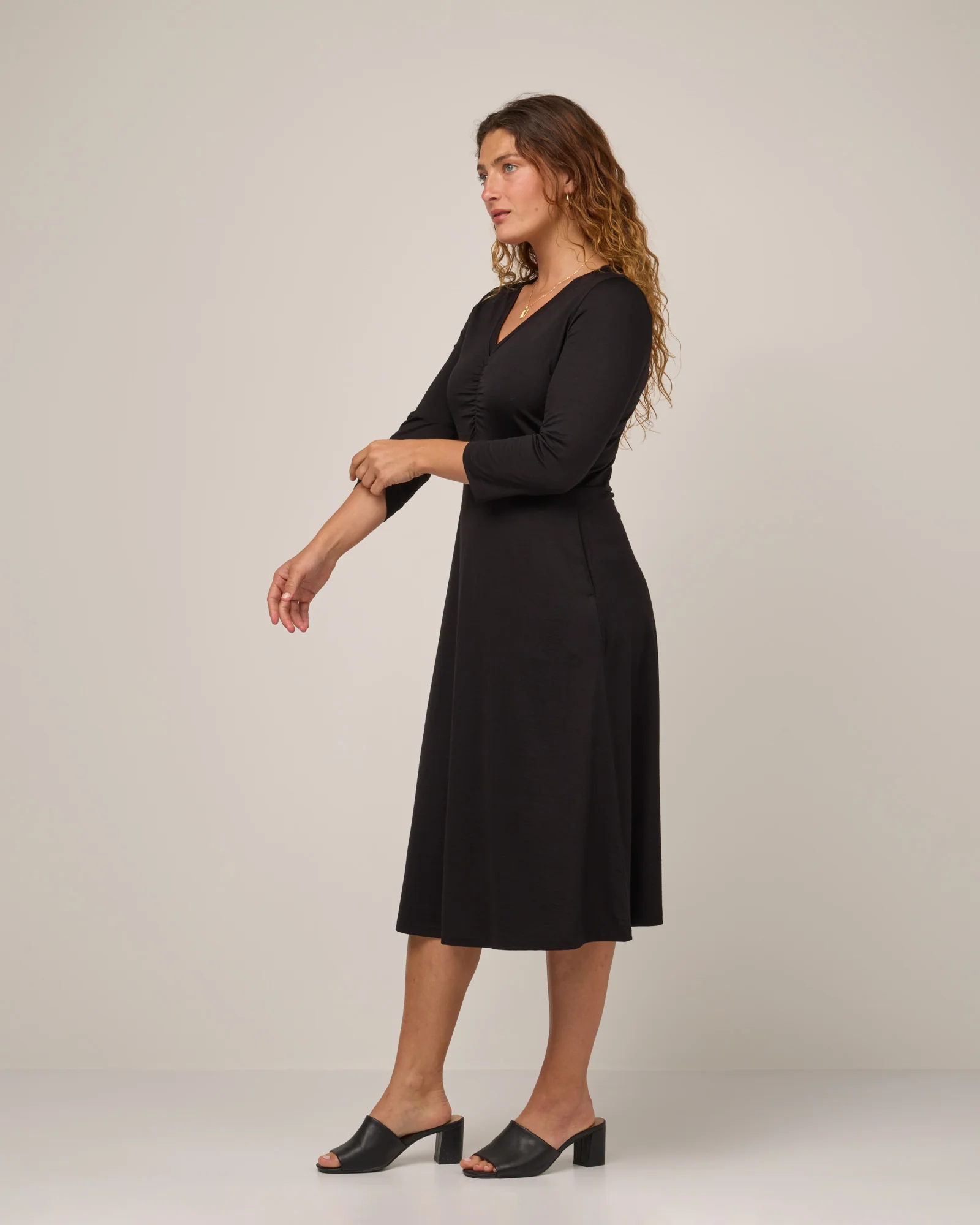 Emilia Ruched Dress - Image 3