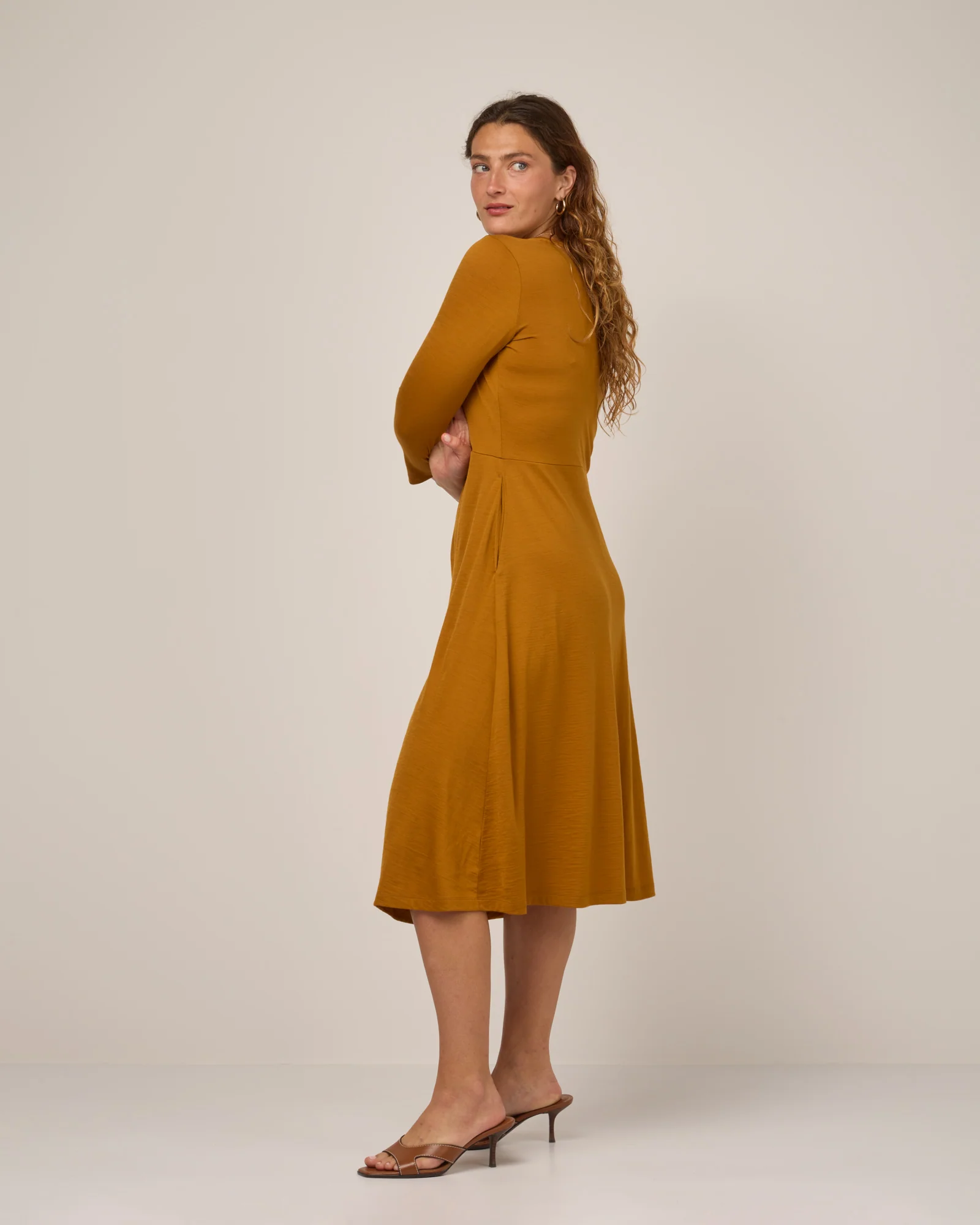 Emilia Ruched Dress - Image 3