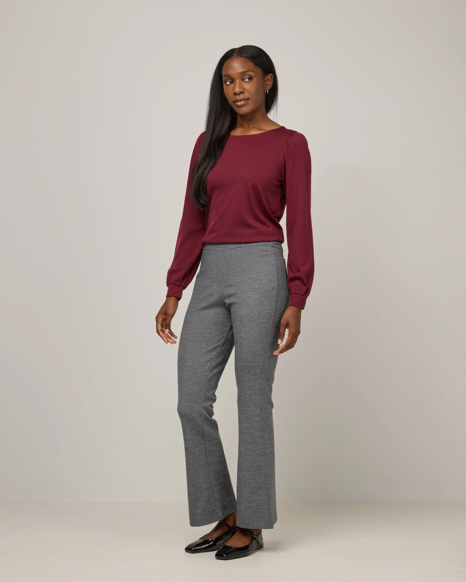 Foster Kick Flare Ponte Pant - Image 3
