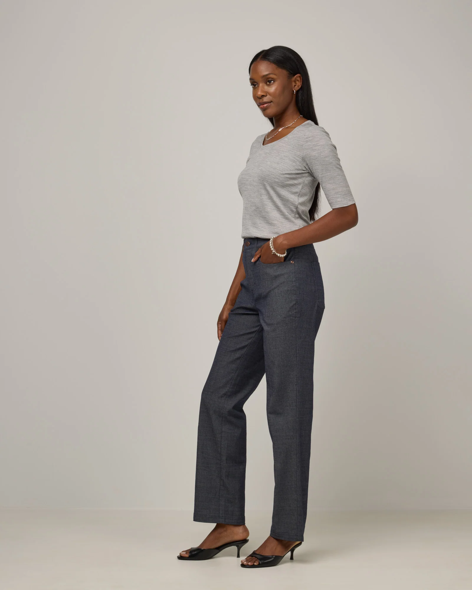 Hawthorne Straight Leg Denim Jean - Image 2