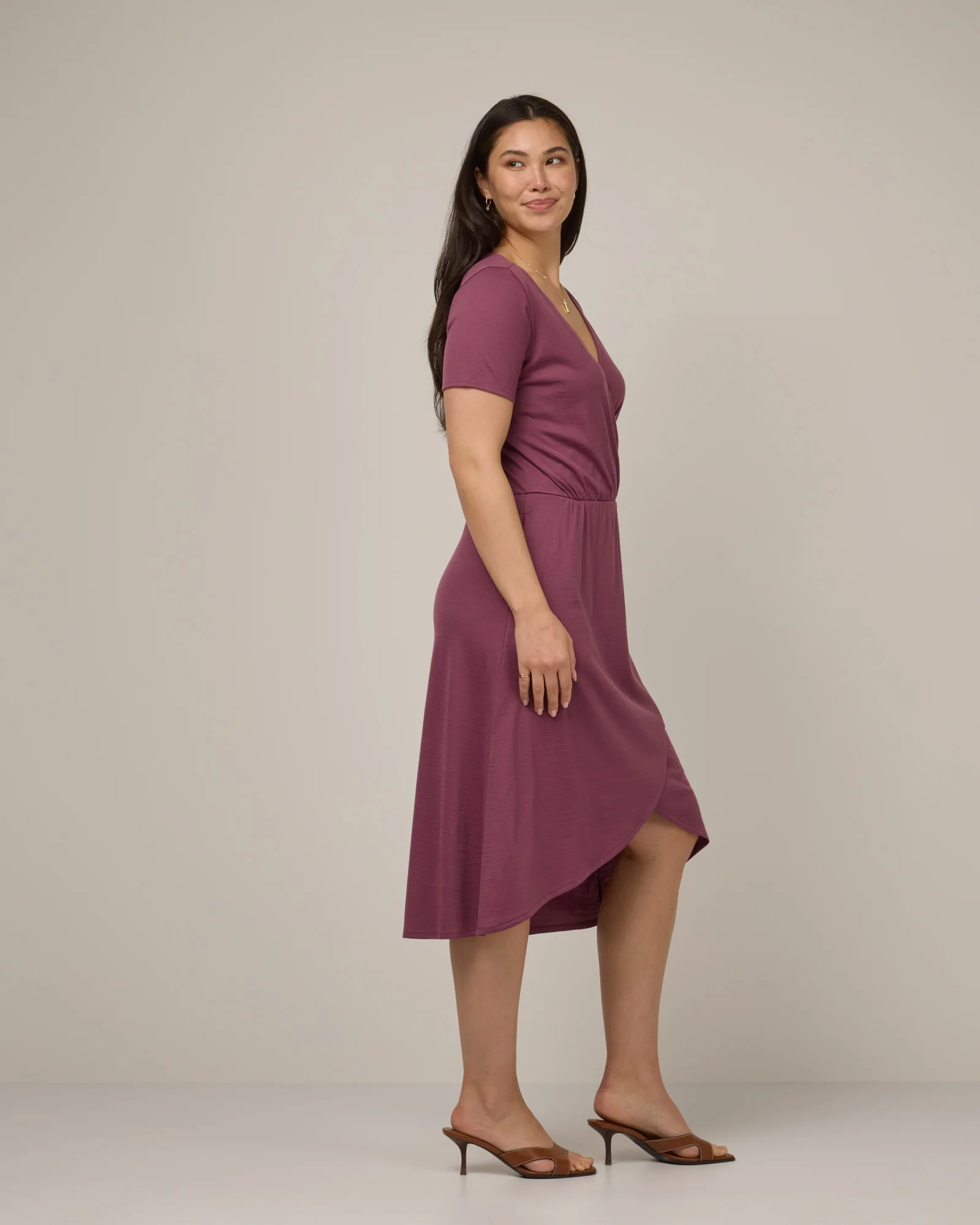 Ines Tulip Hem Dress - Image 3