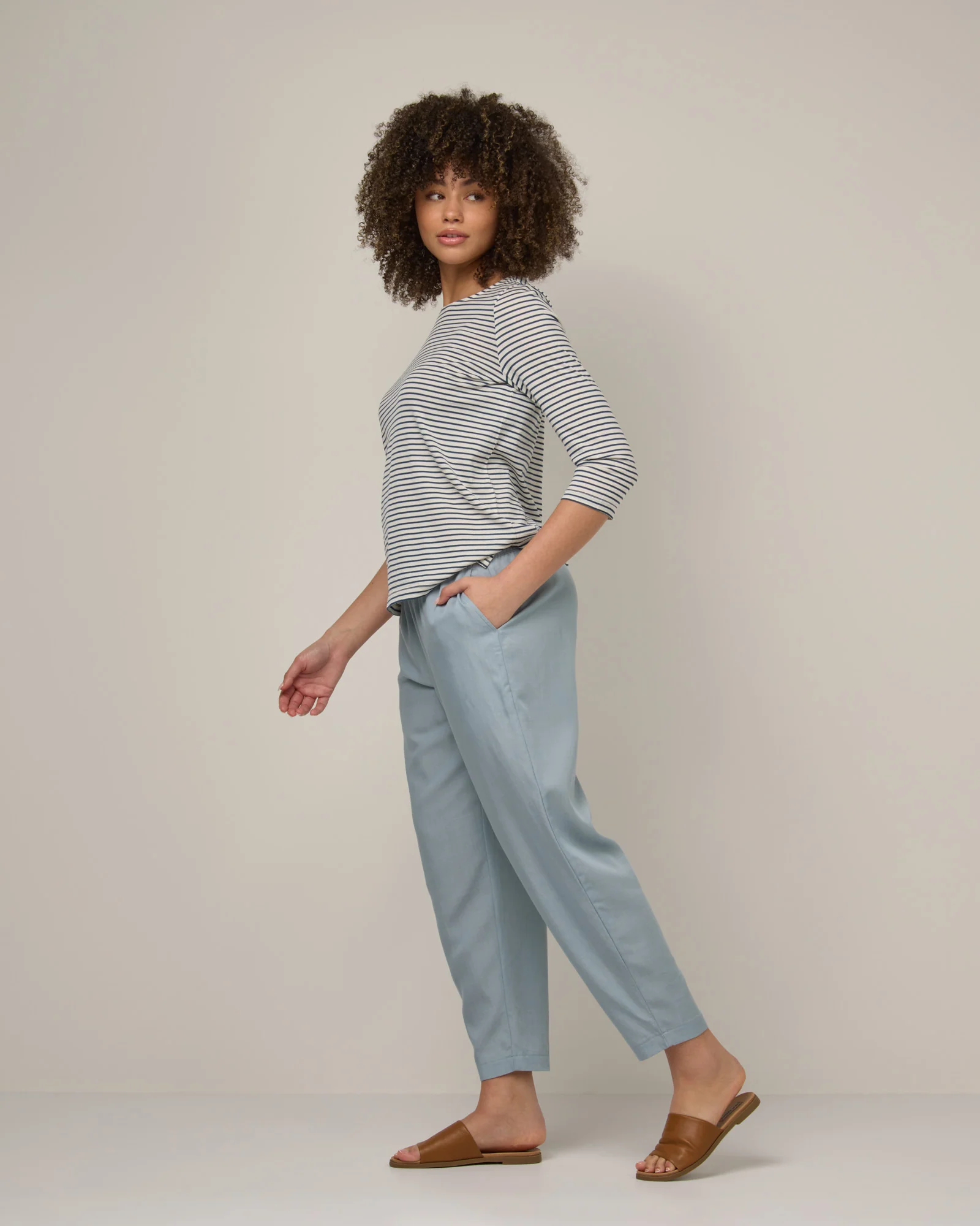 Isla Chambray Pant - Image 3