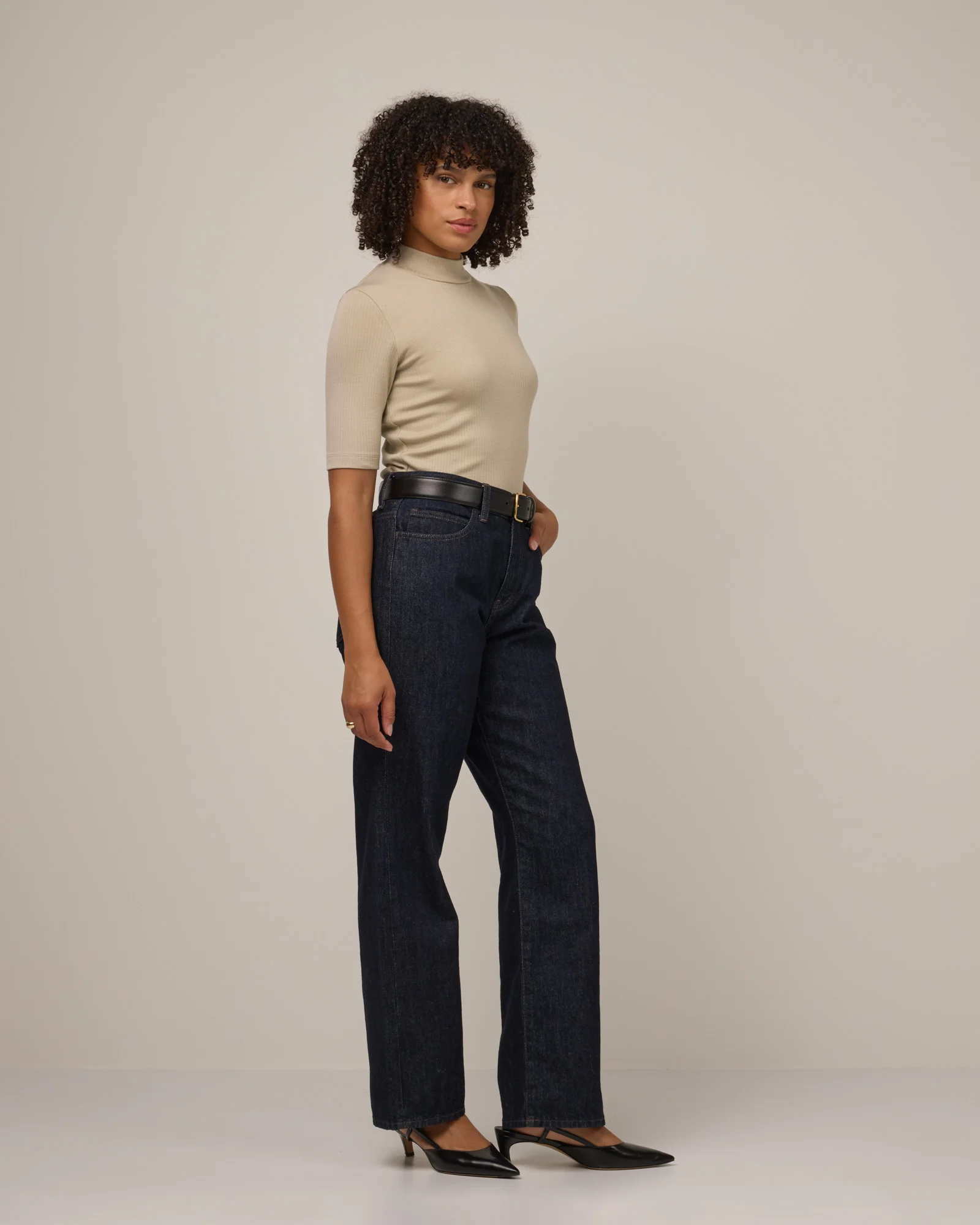 Krystal Mock Neck Top - Image 3