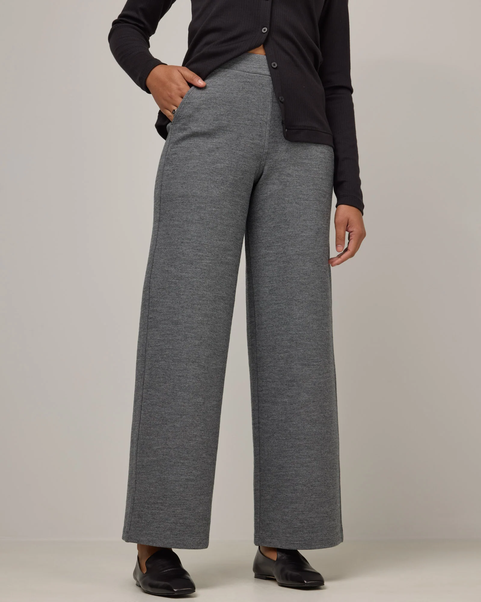 Lane Wide Leg Ponte Pant - Image 2