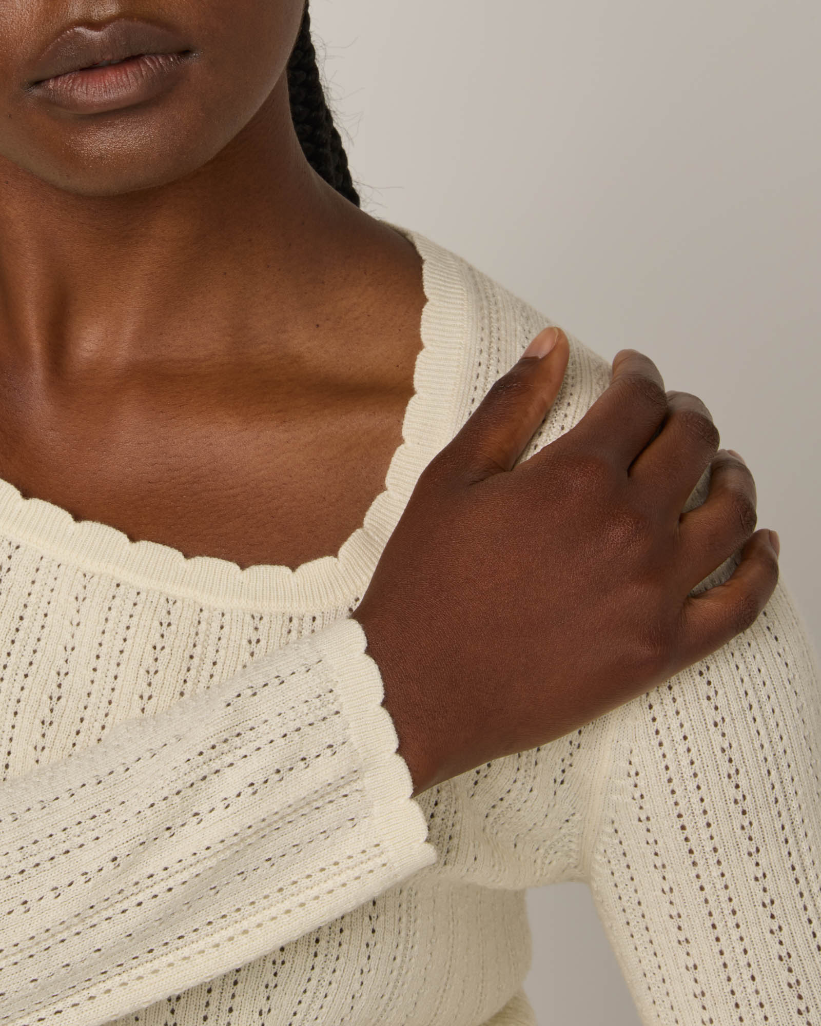 Daisy Pointelle Sweater - Image 4