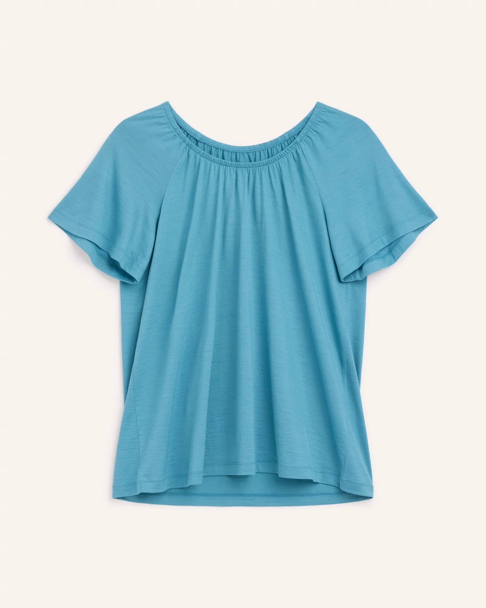 Lilah Signature Gathered Neck Tee - Image 5