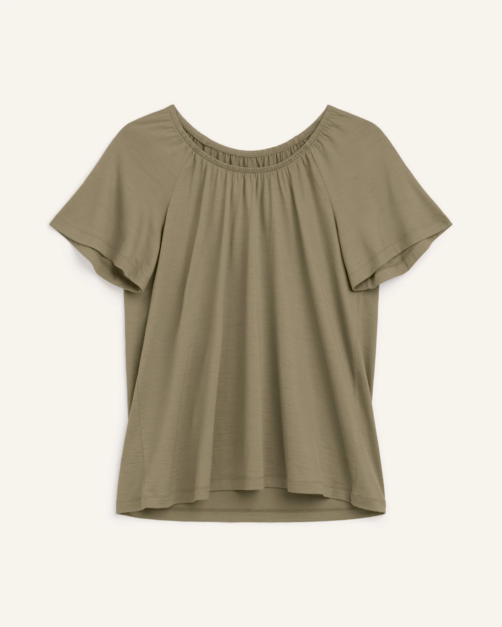 Lilah Signature Gathered Neck Tee - Image 5