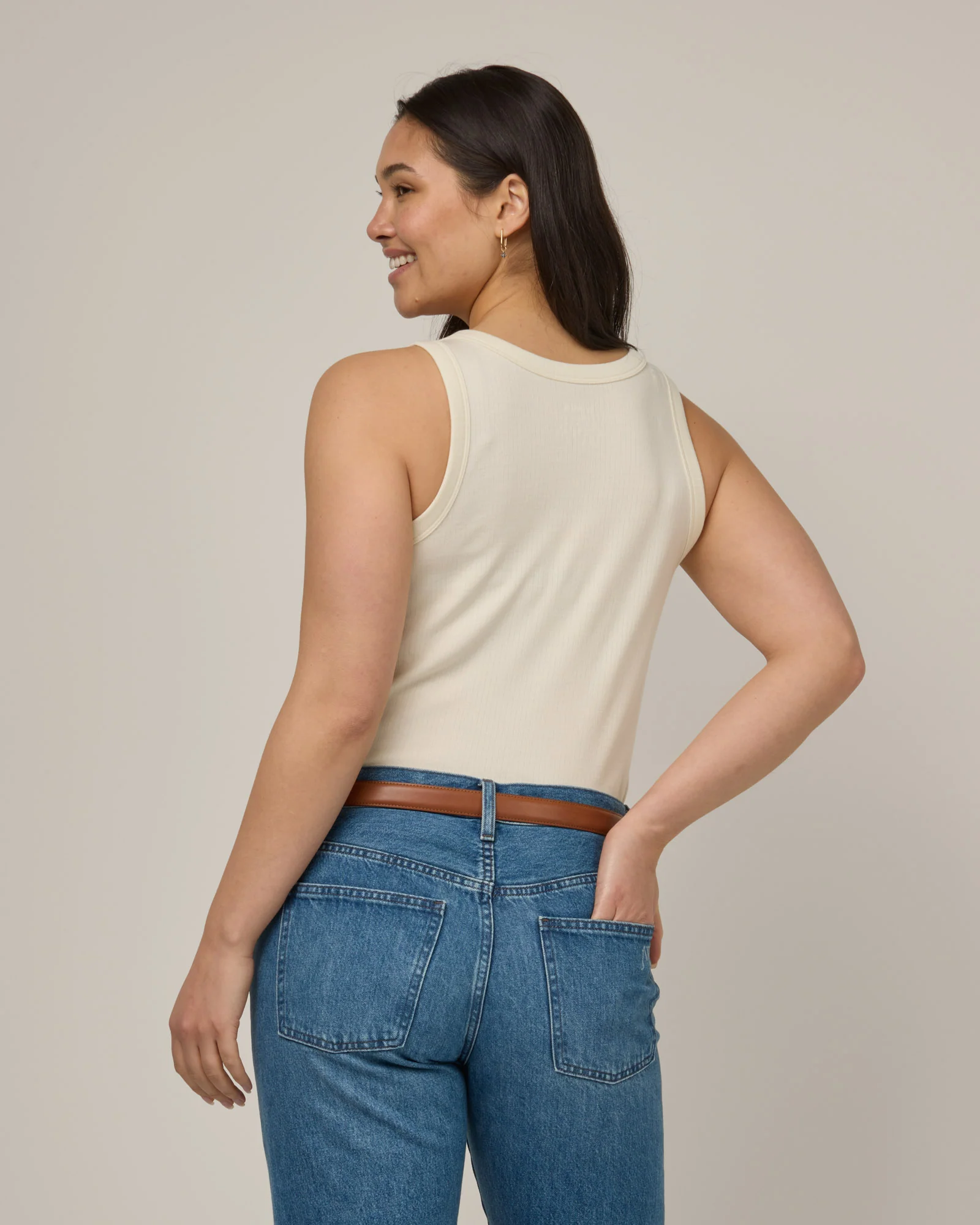 Lily Ribbed Tank - Image 4