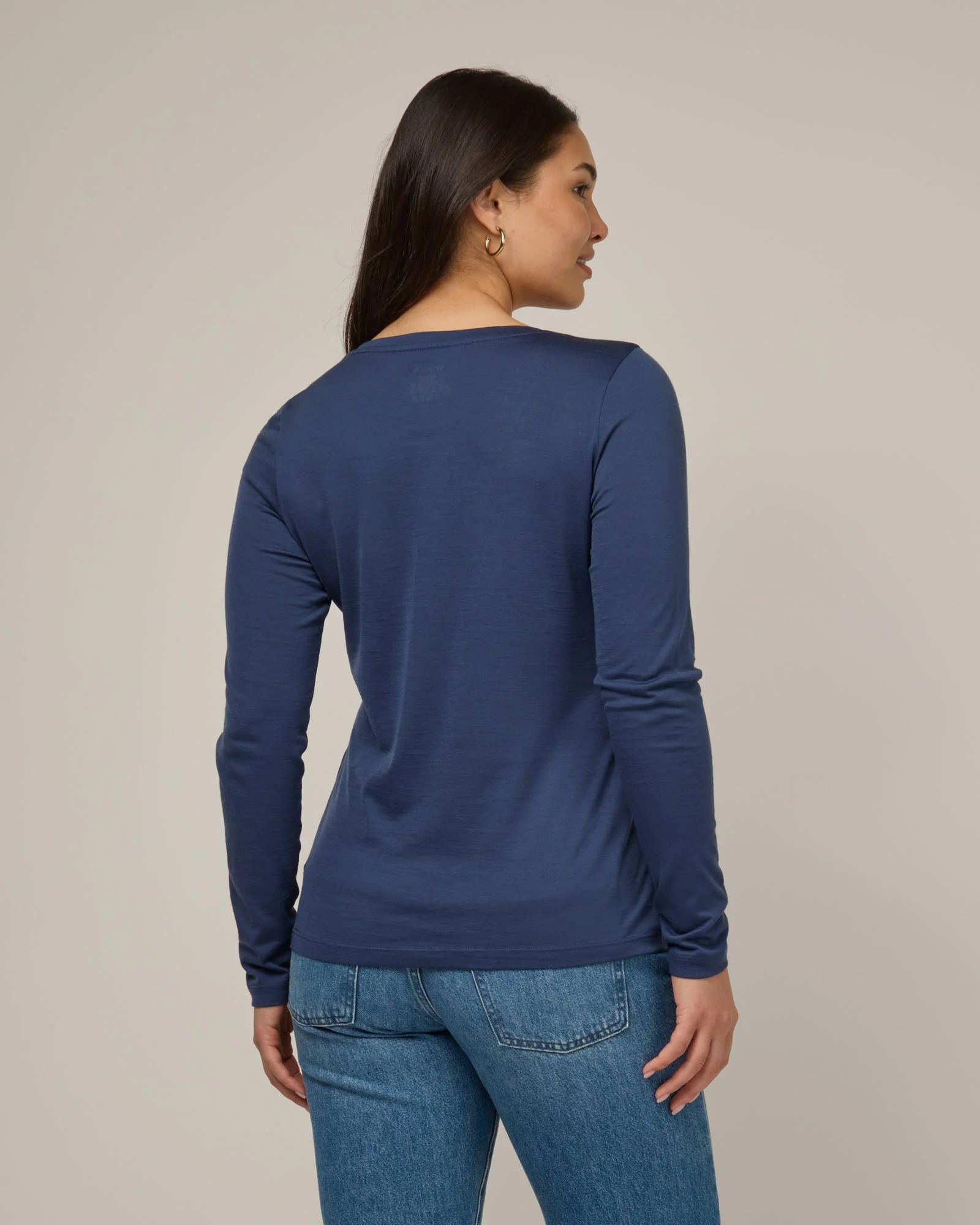 Melanie Ruched V-Neck Tee - Image 3