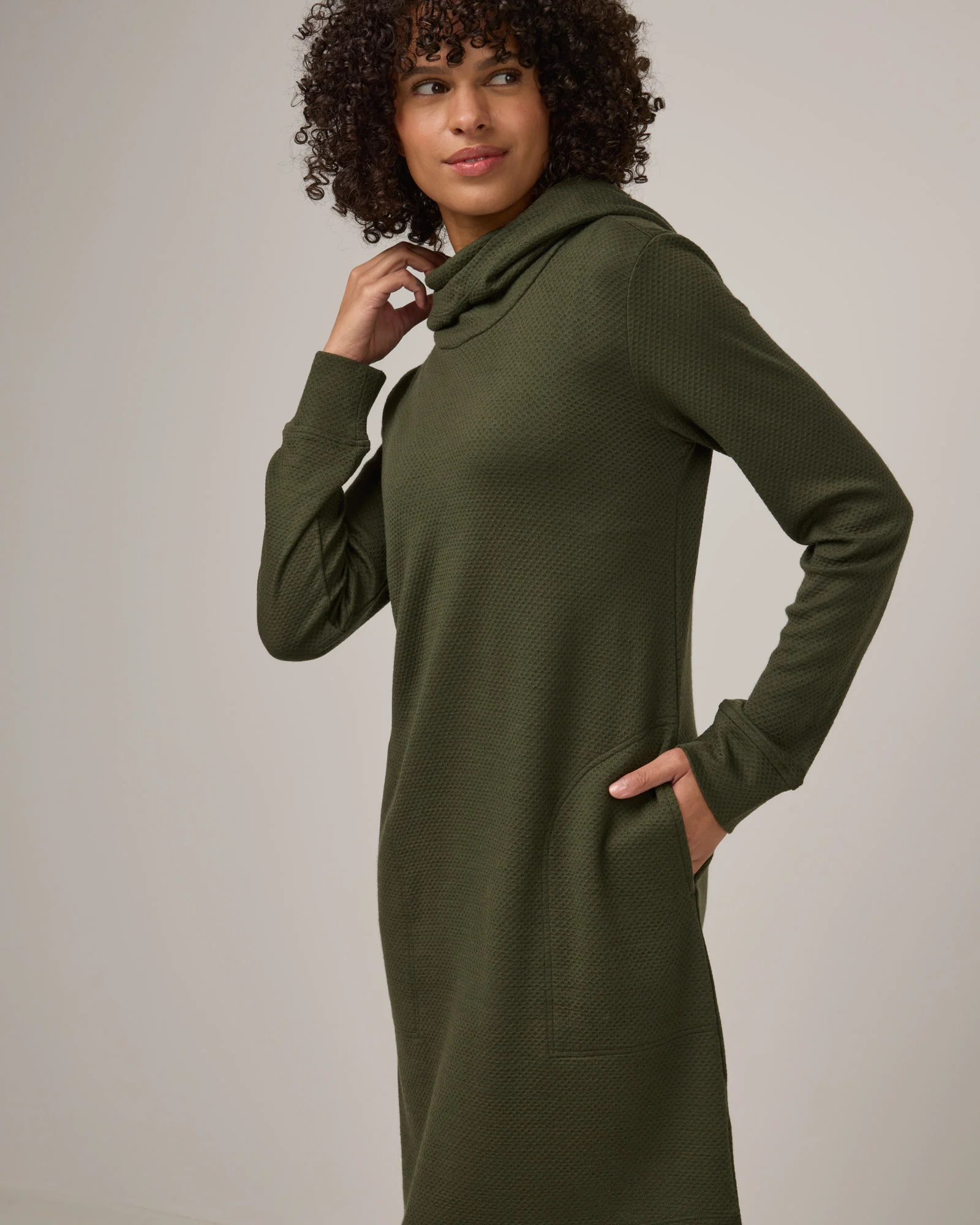 Mikayla Cowl Neck Dress - Image 4