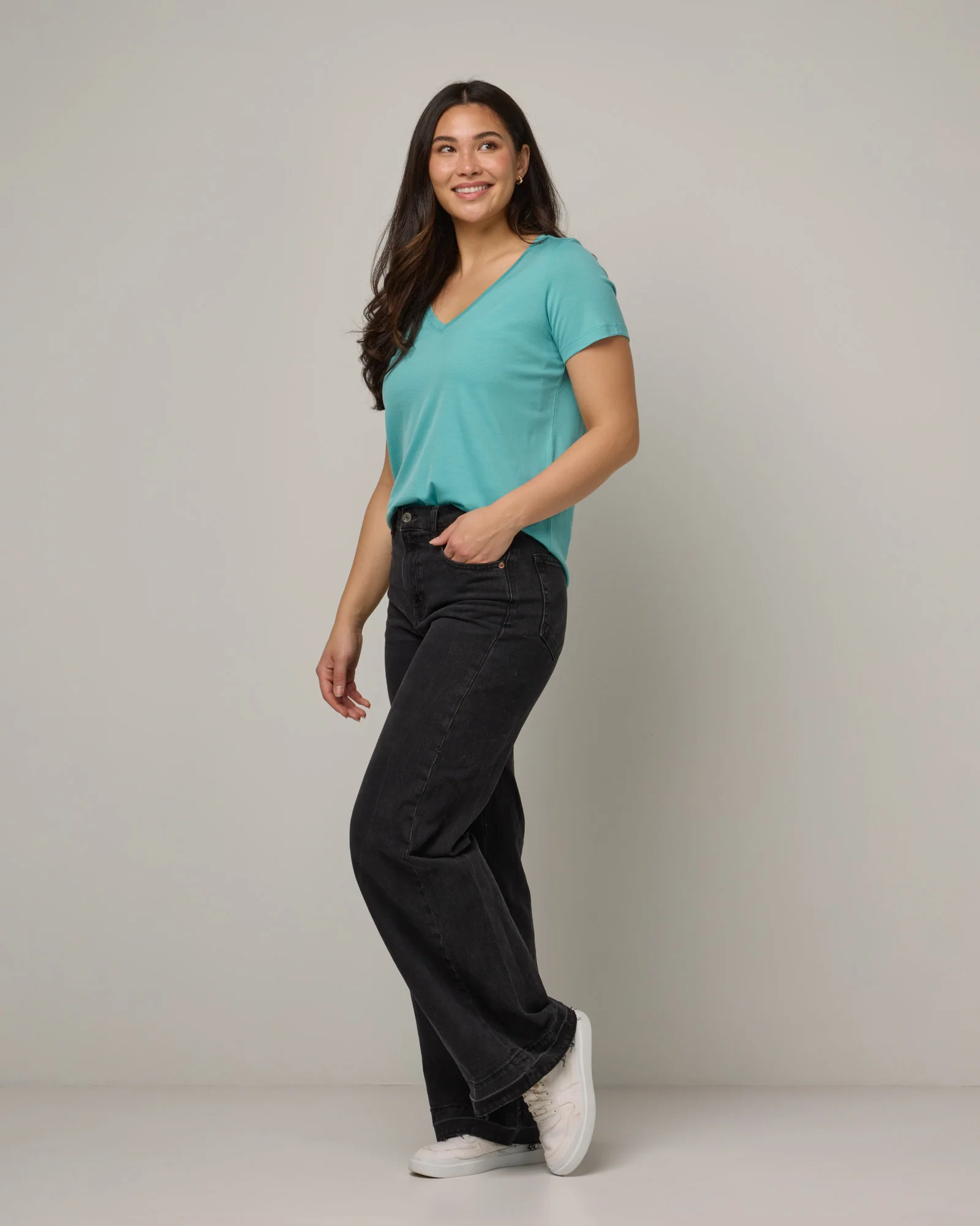 Morgan V-Neck Tee - Image 2