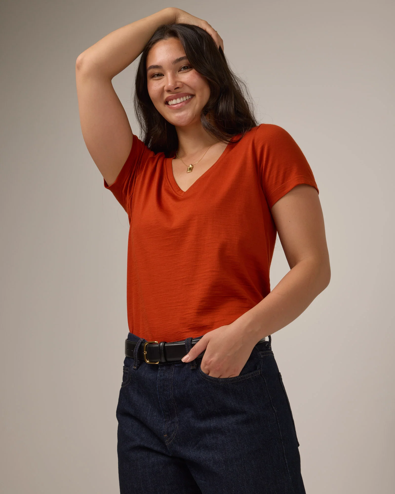 Morgan V-Neck Tee