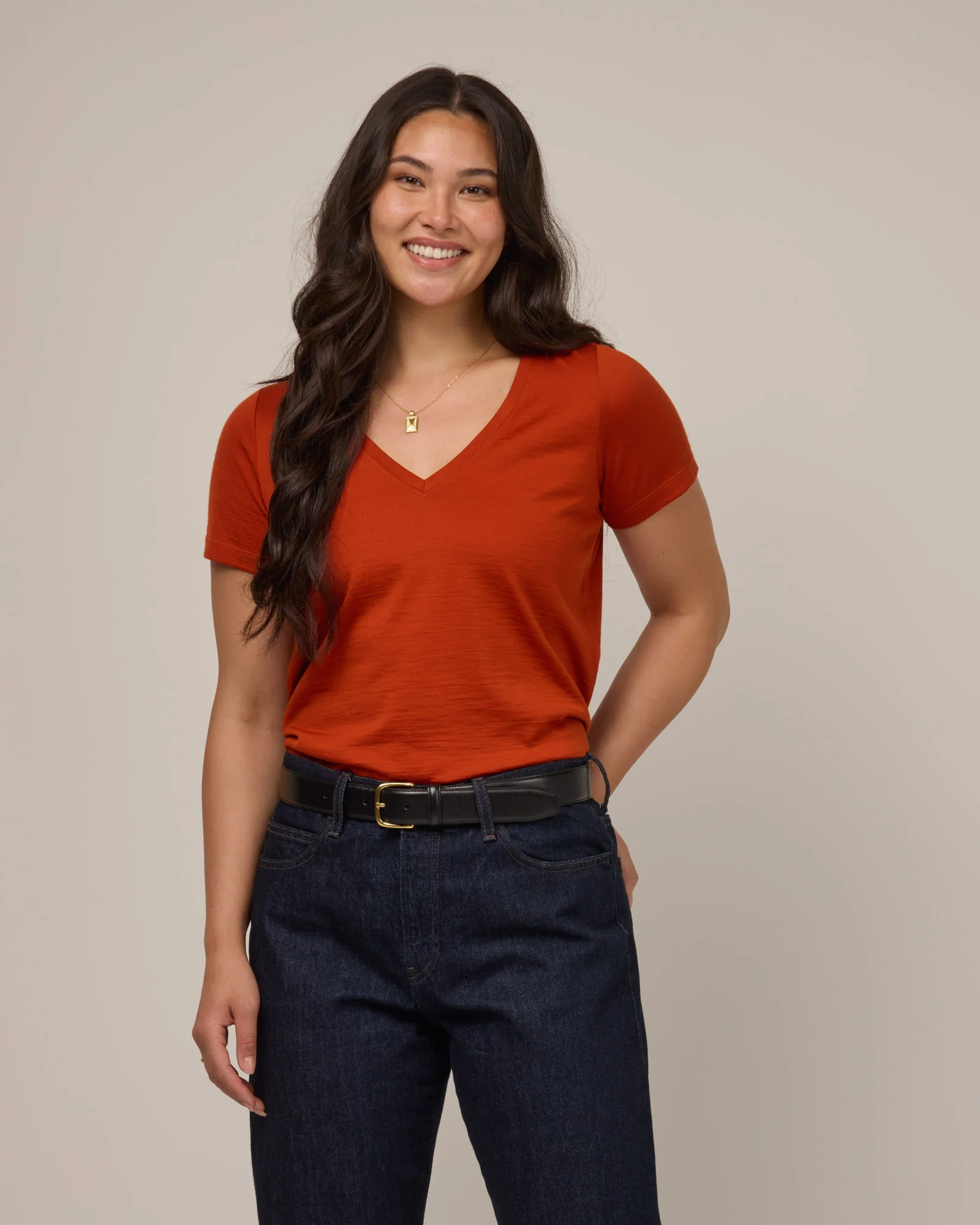 Morgan V-Neck Tee - Image 2