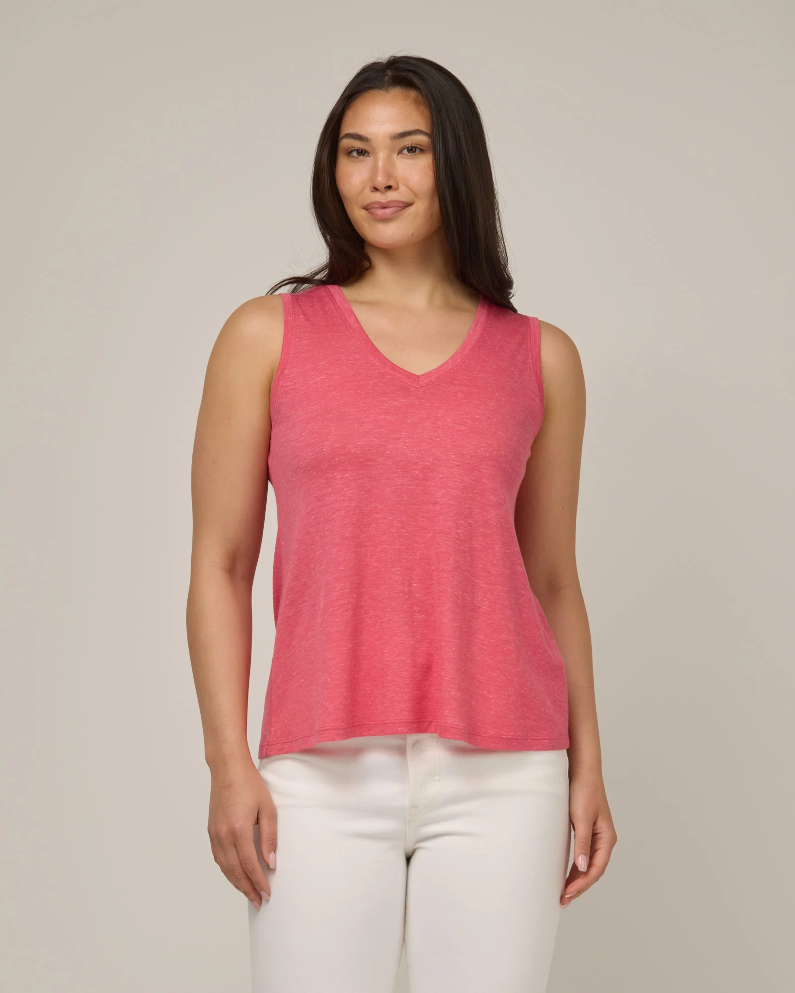 Poppy Linen Reversible Tank - Image 3