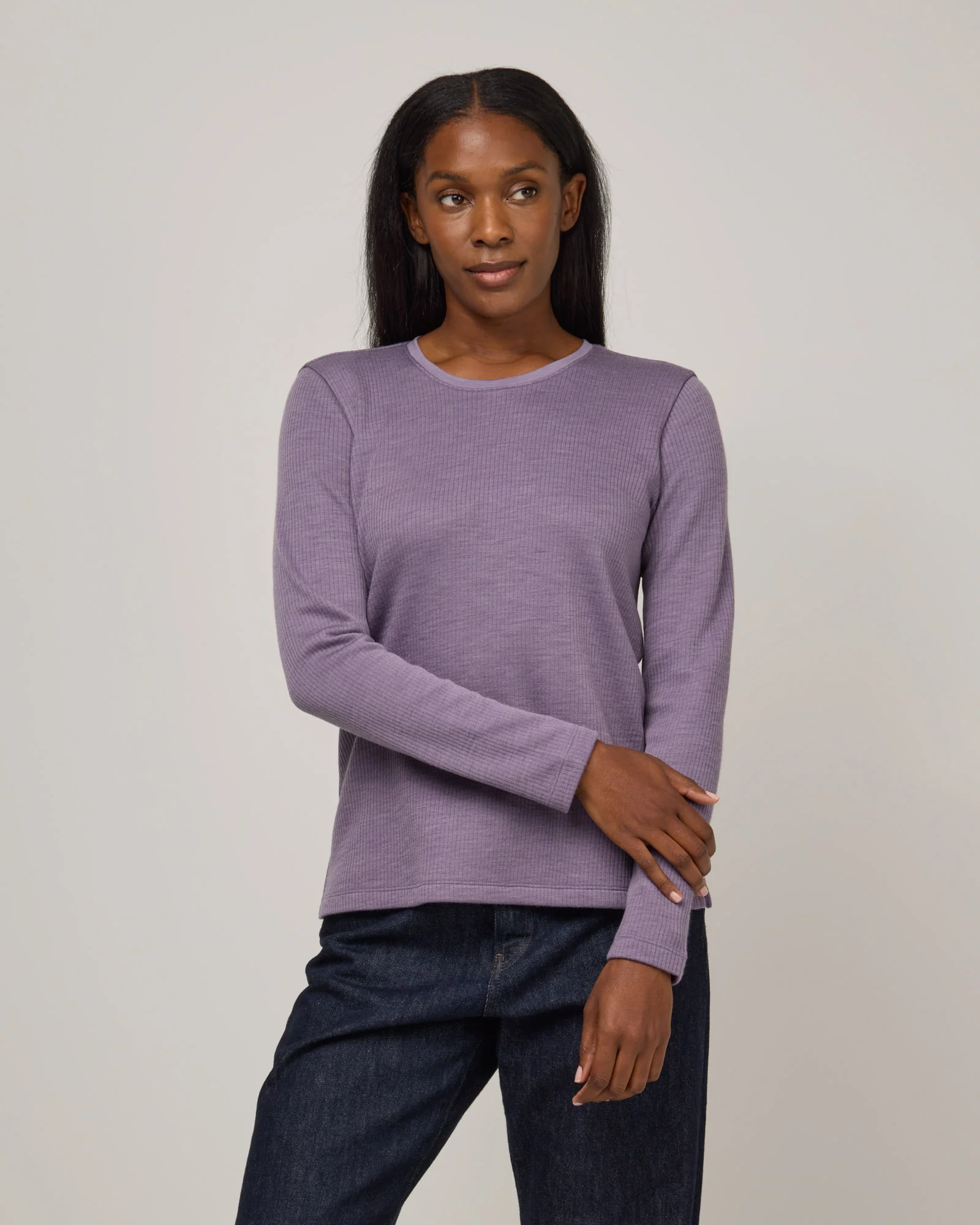 Rayne Double Knit Ribbed Top - Image 2