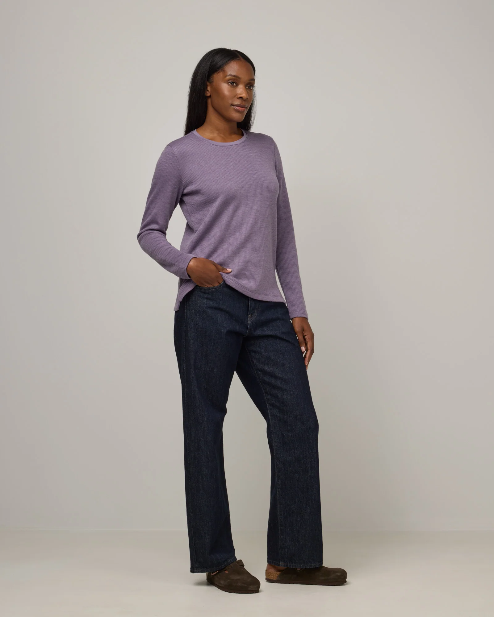 Rayne Double Knit Ribbed Top - Image 4