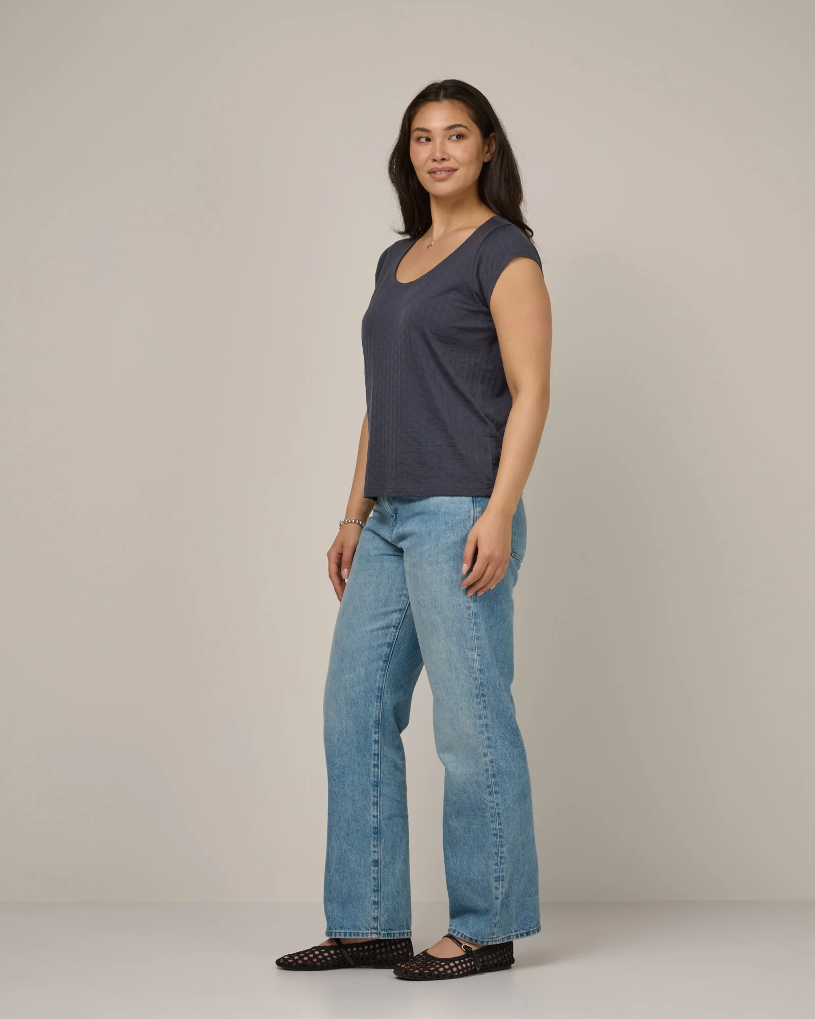 Savanna Cap Sleeve Tee - Image 2