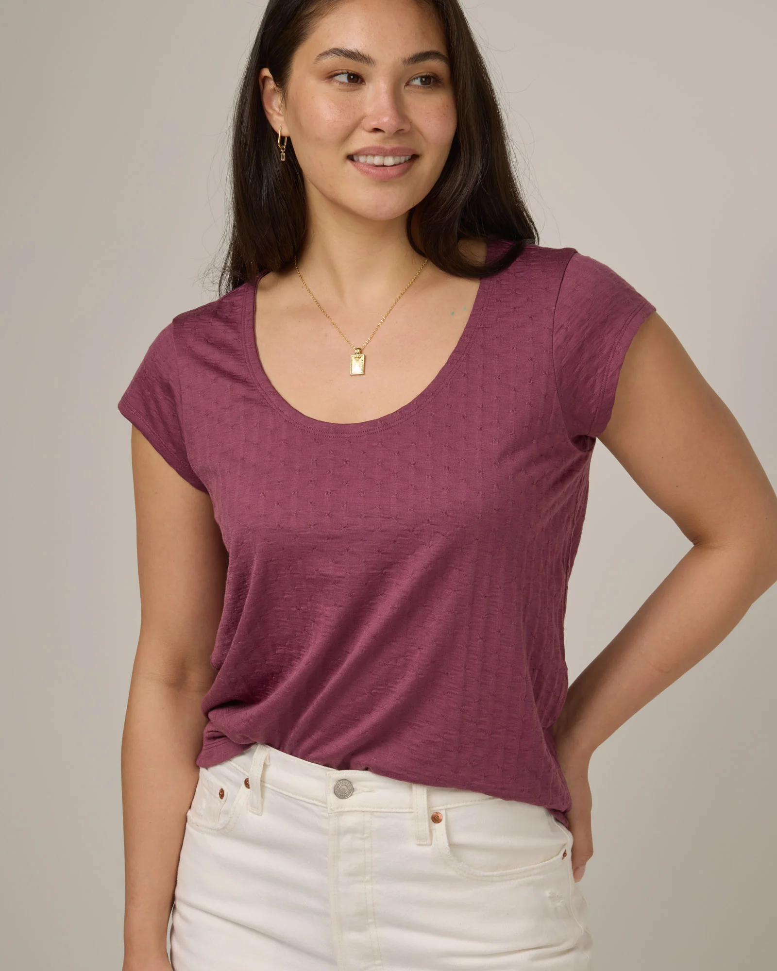 Savanna Cap Sleeve Tee - Image 2