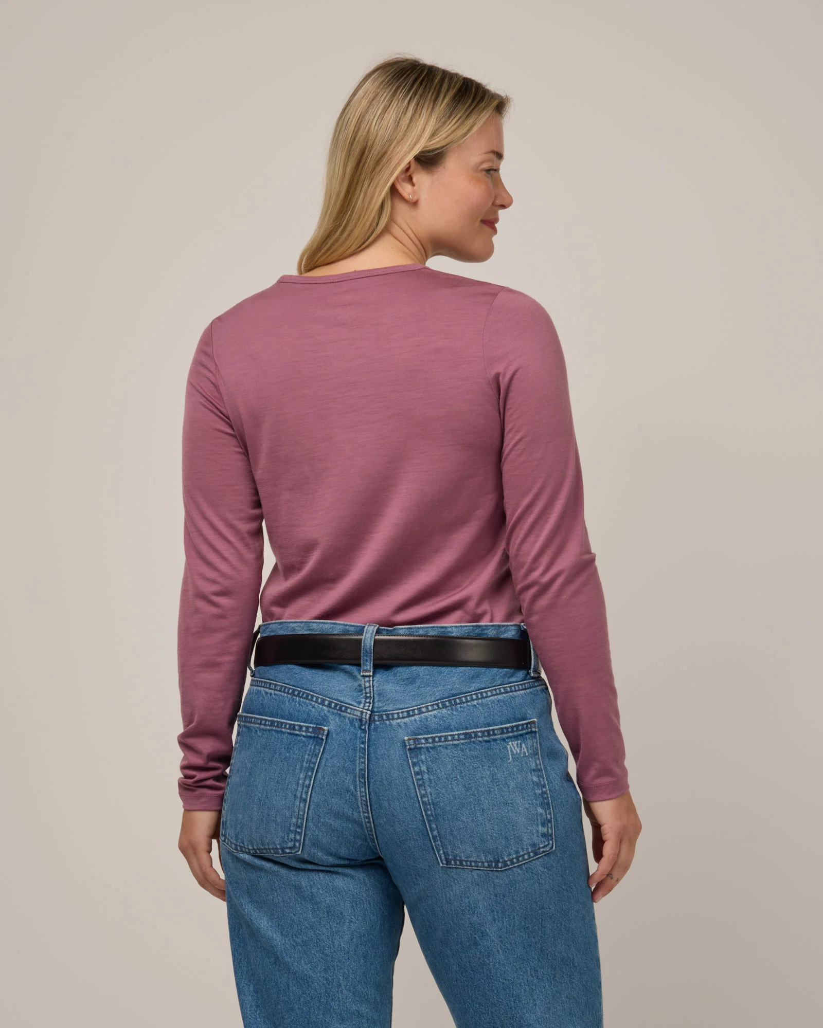 Sloan 100% Wool Fitted Tee - Image 4
