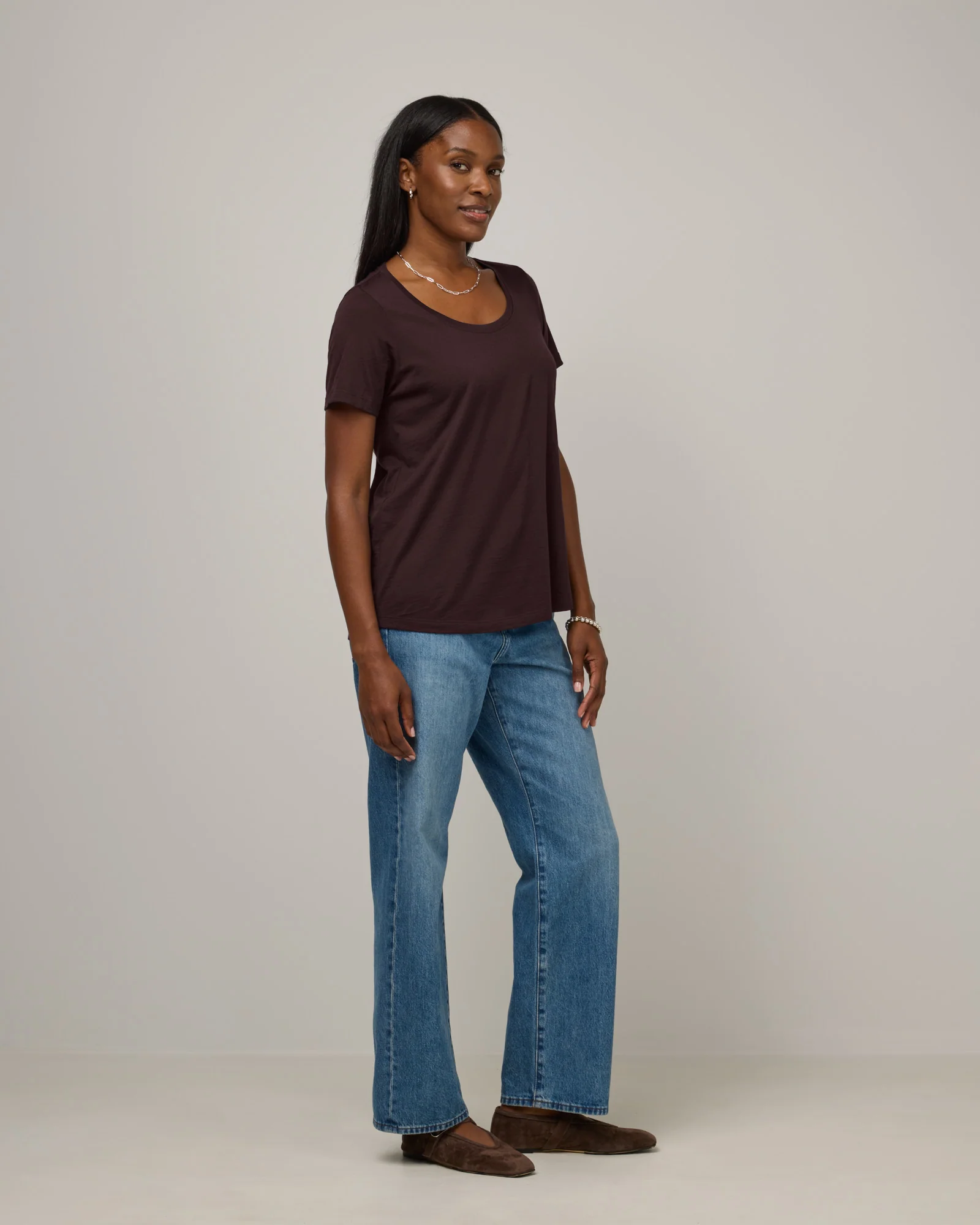 Stella Signature Scoop Neck Tee - Image 2