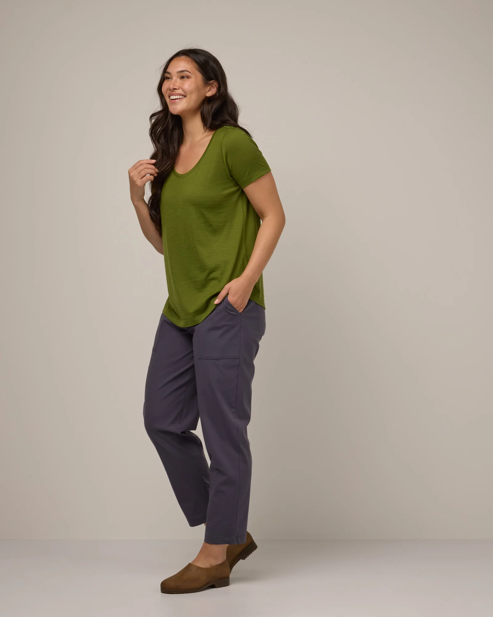 Stella Signature Scoop Neck Tee - Image 2
