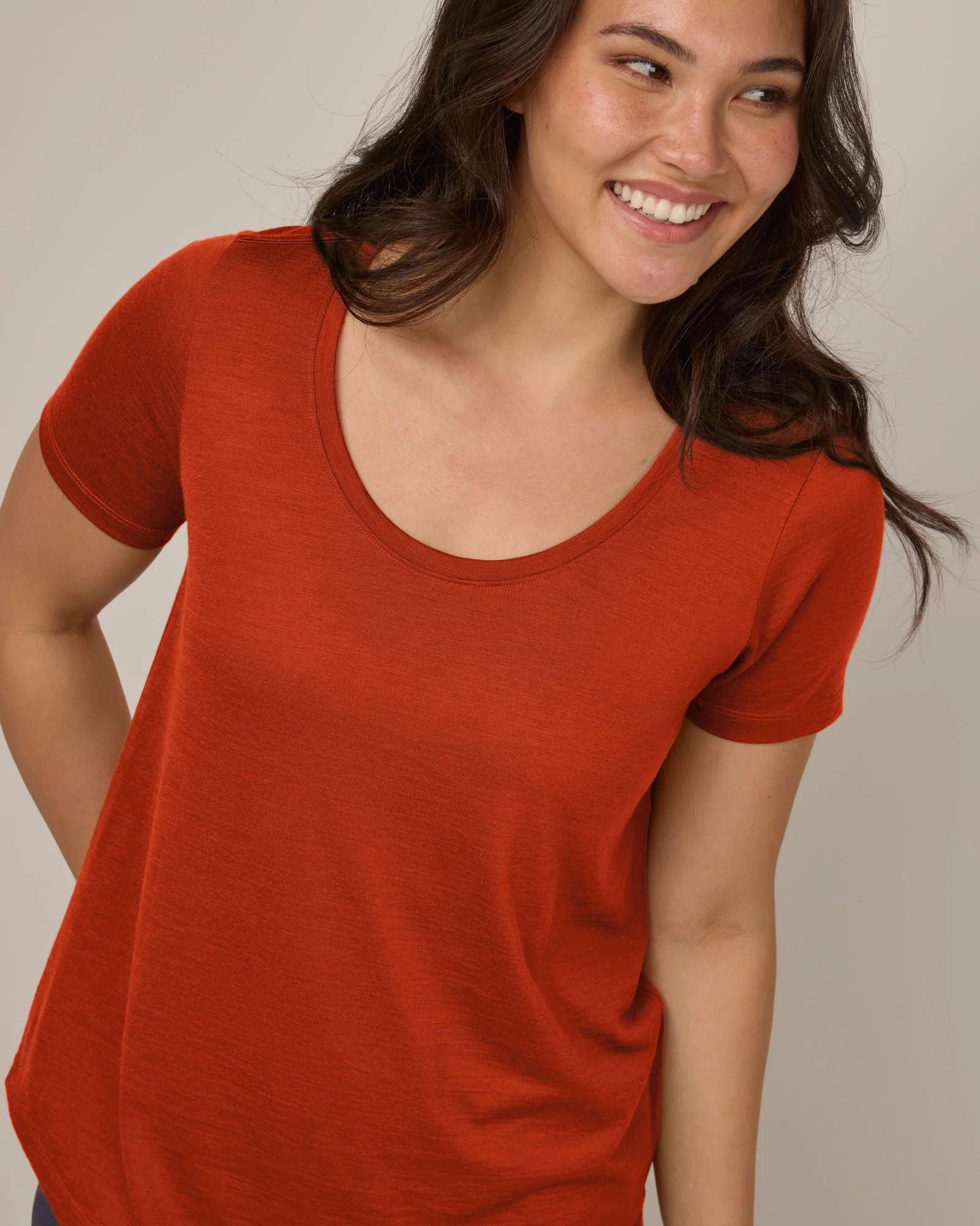 Stella Signature Scoop Neck Tee - Image 4