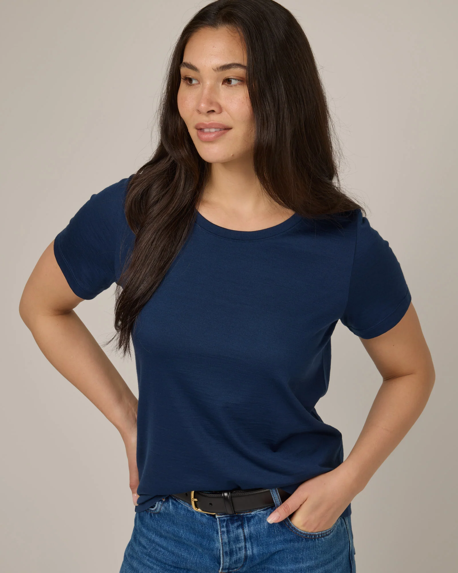 Zoe Easy Crew Neck Tee - Image 2